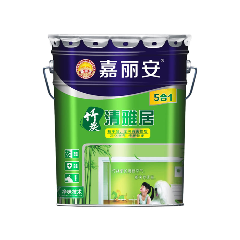 5合1竹炭清雅居墙面漆